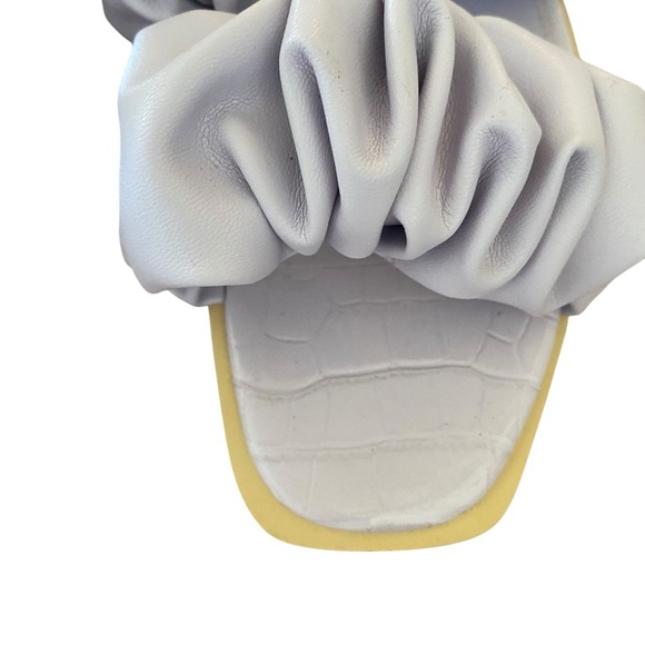 Circus Sam Edelman Iggy Lavender purple scrunchy Ruffle Slide Sandals vacation - Picture 4 of 10